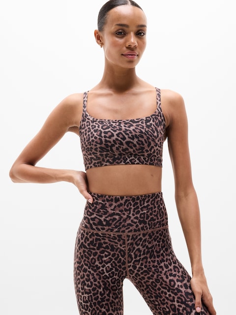 Square Neck Bra D-DD - Leopard