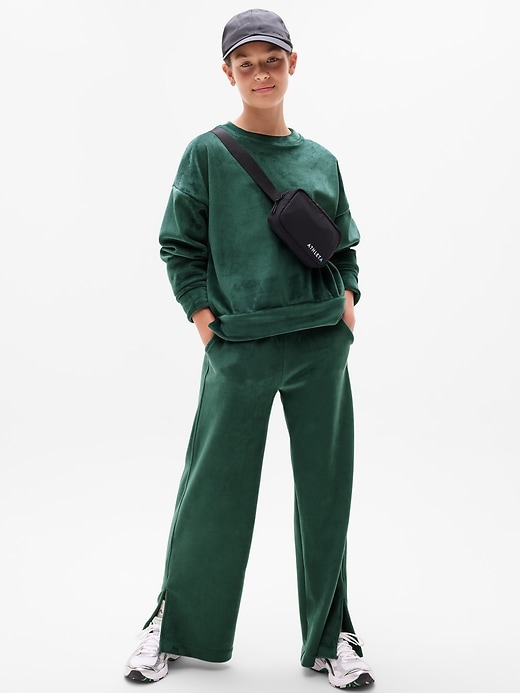 Image number 3 showing, Athleta Girl Cozy Rib Crewneck