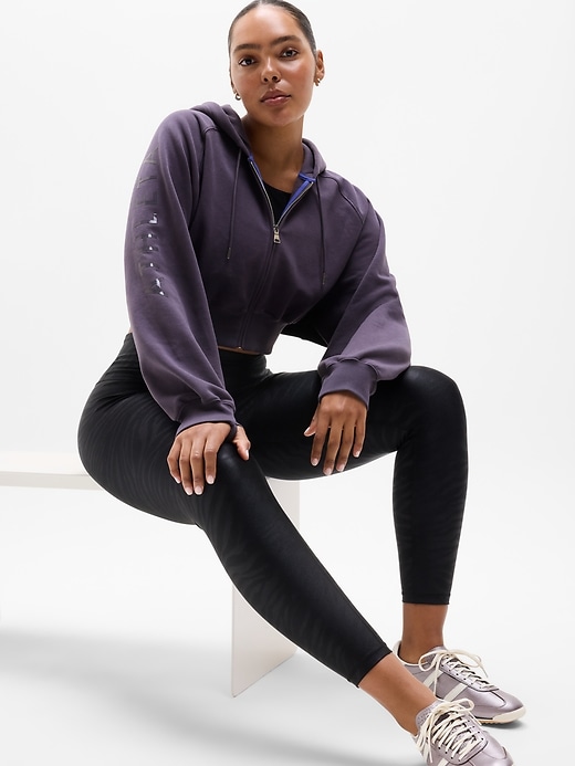 Image number 5 showing, Simone Biles Forever Fleece Crop Full Zip