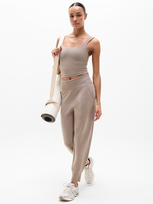 Image number 5 showing, Transcend Square Neck Crop Sports Bra D-DD