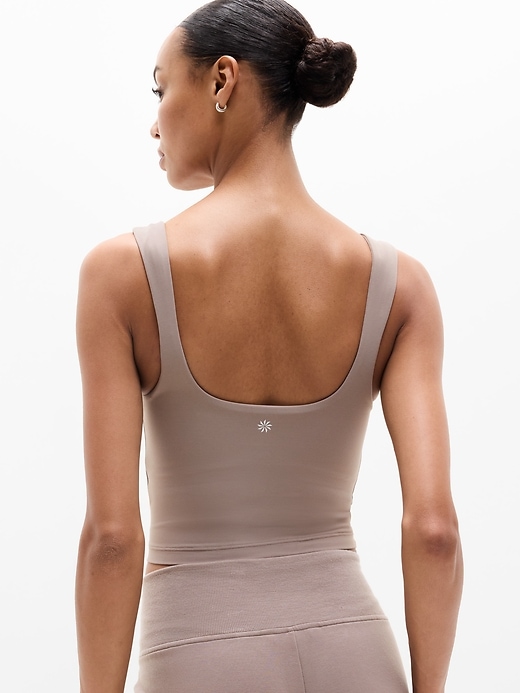 Image number 6 showing, Transcend Square Neck Crop Sports Bra D-DD