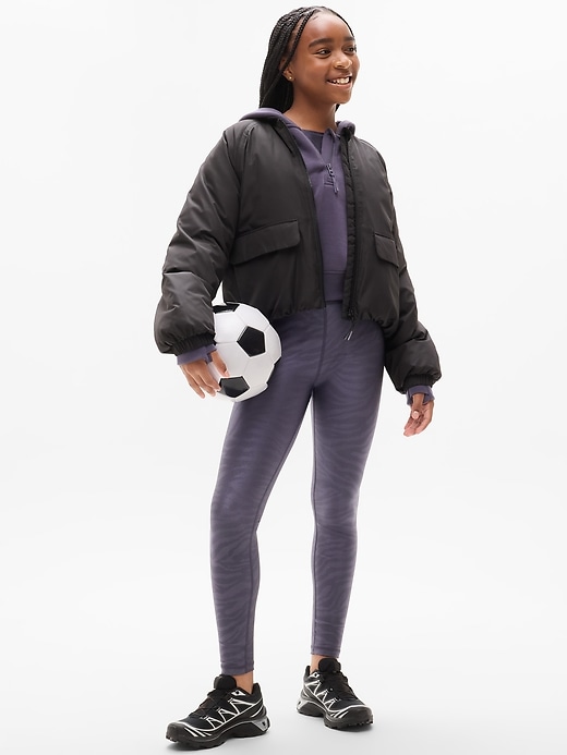 Image number 1 showing, Simone Biles Athleta Girl Shine Chit Chat Legging