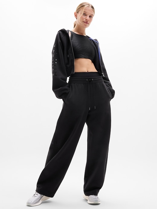 Image number 6 showing, Simone Biles Forever Fleece Mid Rise Barrel Pant