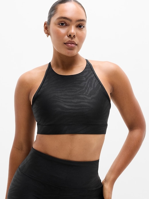 Image number 6 showing, Simone Biles Shine High Neck Bra