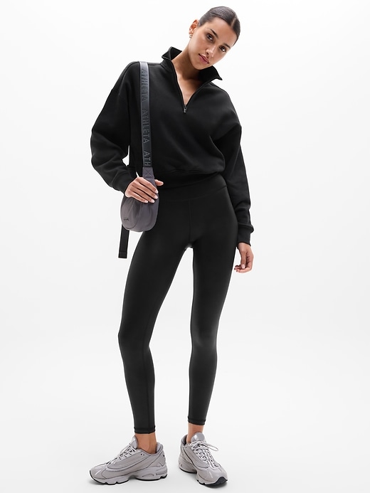 Image number 3 showing, Elation High Rise Matte Foil Shine 7/8 Legging