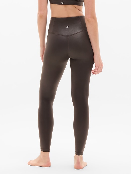Image number 2 showing, Elation High Rise Matte Foil Shine 7/8 Legging