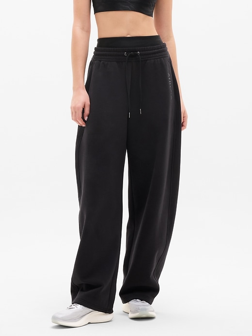 Image number 5 showing, Simone Biles Forever Fleece Mid Rise Barrel Pant