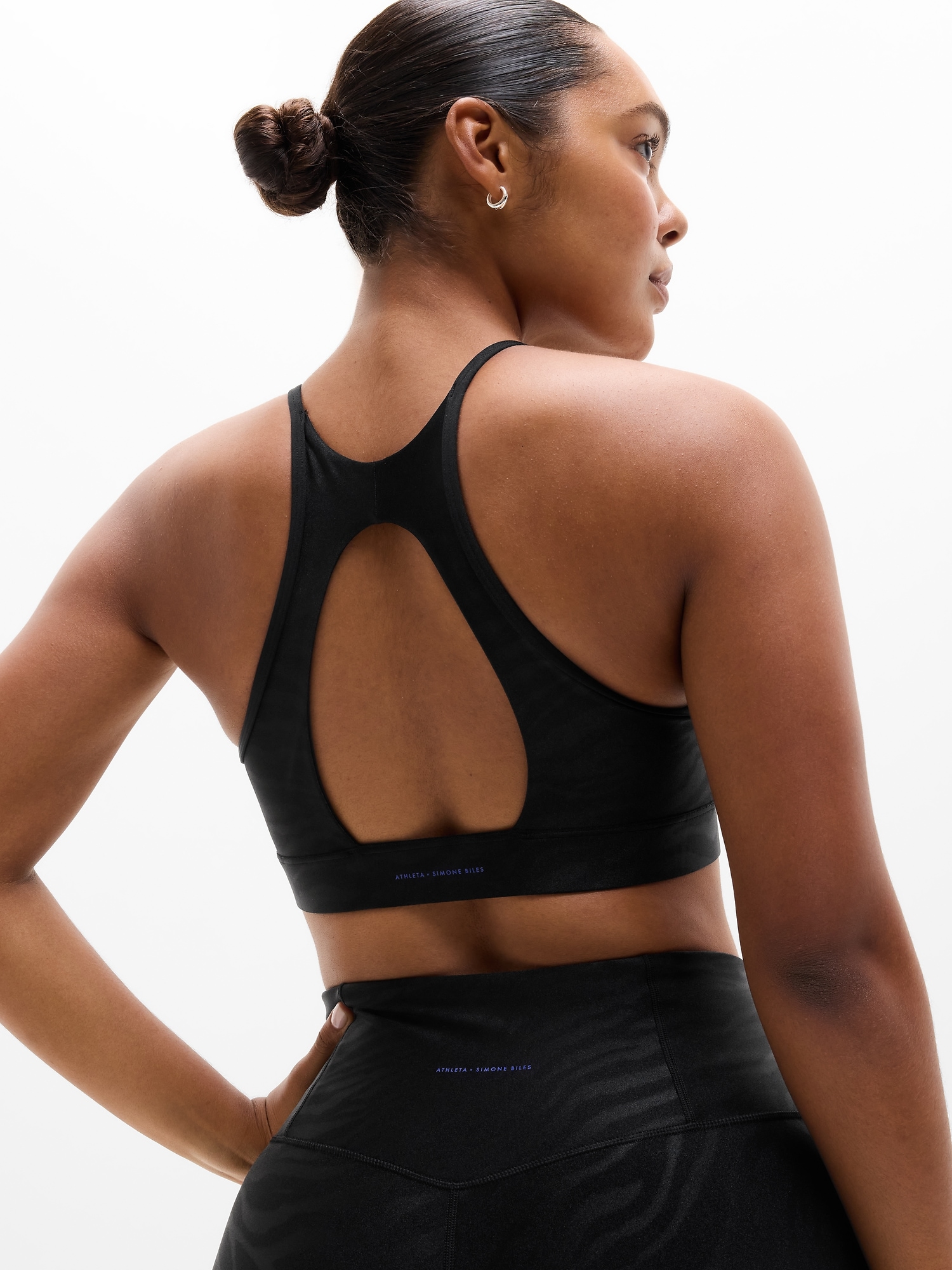 Simone Biles Shine High Neck Bra