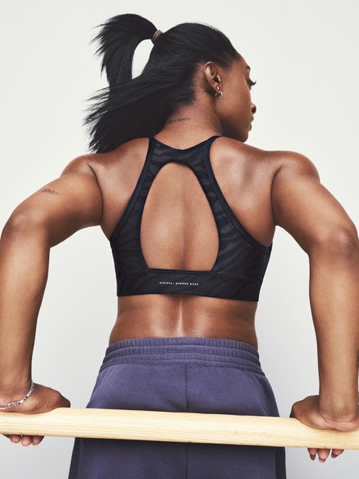 Image number 1 showing, Simone Biles Shine High Neck Bra