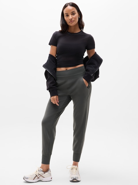 Venice High Rise Jogger - Shadow Grey