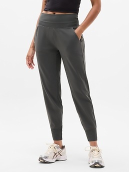 Venice High Rise Jogger - Gray - image 3