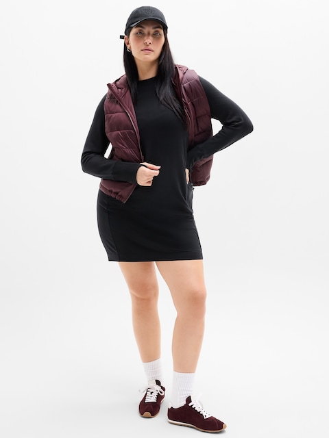 Coaster Luxe Sweatshirt Dress - Black