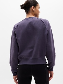 Forever Fleece Relaxed Crew Sweatshirt - Blue - image 2