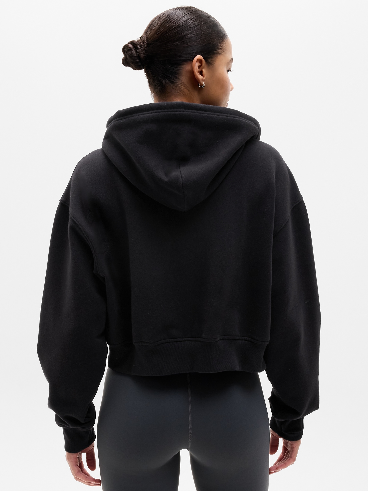 Forever Fleece Crop Full Zip