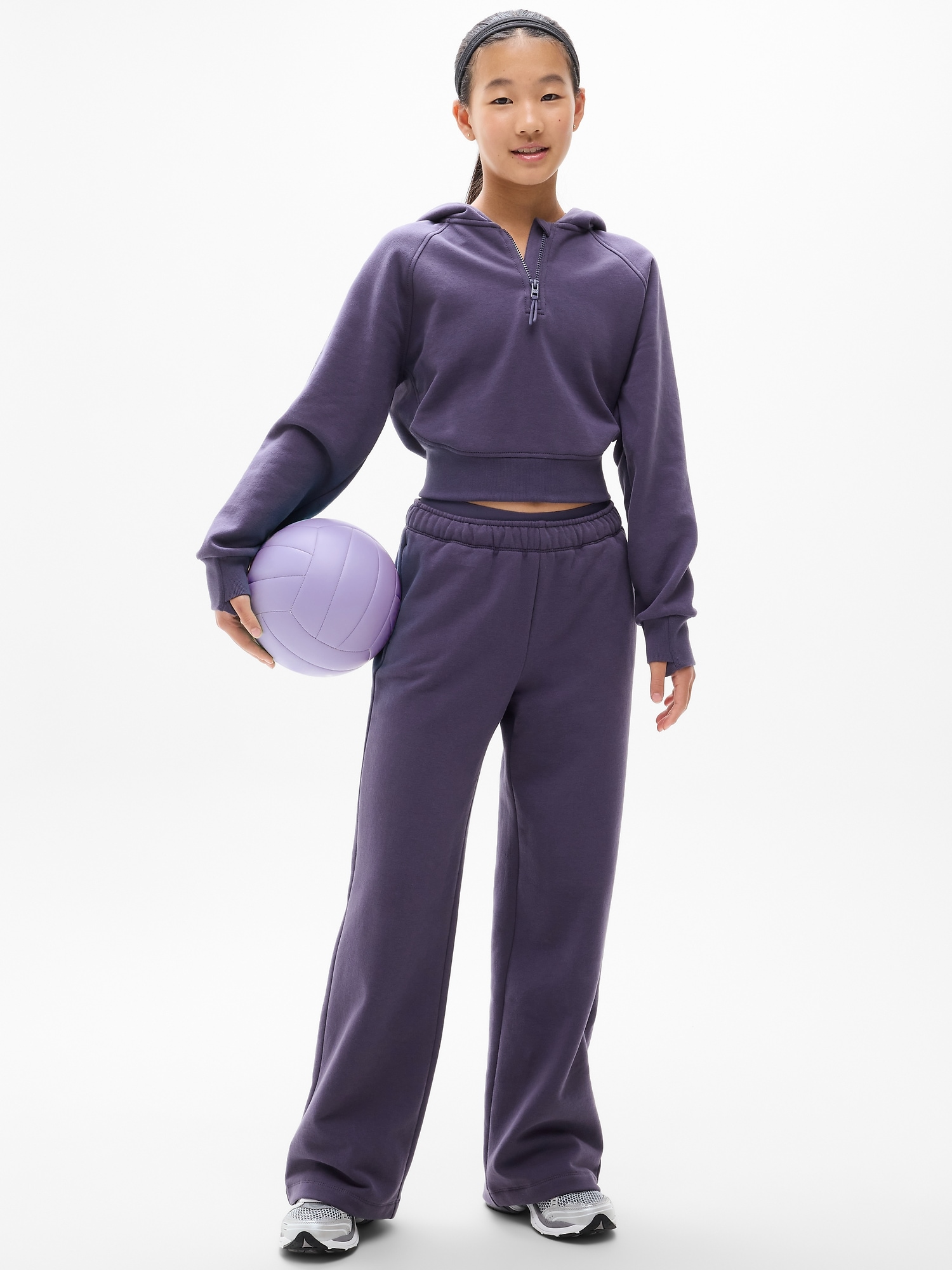 Simone Biles Athleta Girl All Day Half Zip Hoodie
