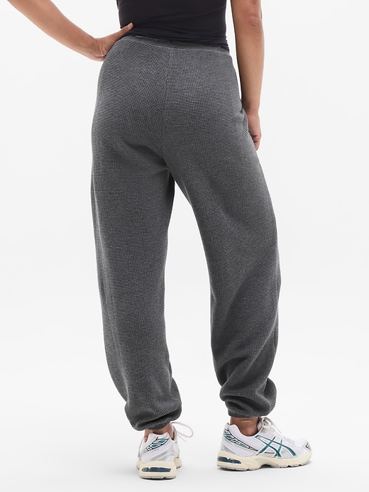 Tranquil Mid Rise Waffle Jogger