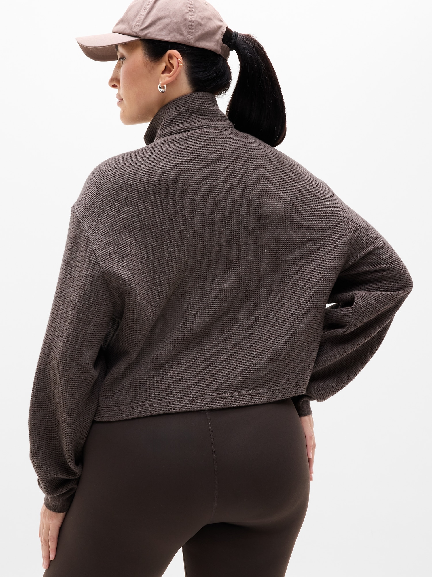 Tranquil Waffle 1/2 Zip Sweatshirt