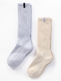 Image number 1 showing, Athleta Girl Scrunch Sock 2-Pk