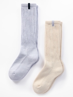 Athleta Girl Scrunch Sock 2-Pk