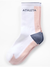 Image number 1 showing, Athleta Colorblock Everyday Crew Sock