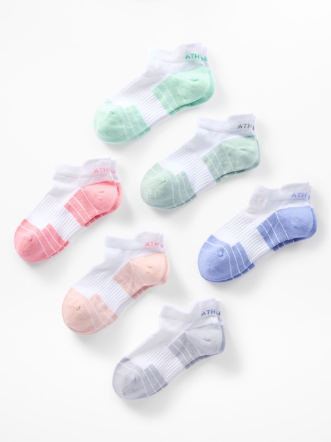 Athleta Girl Everyday Ankle Sock 6-Pack