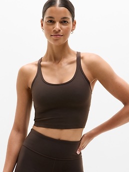 Intention Crop Bra A-C - Brown - image 2
