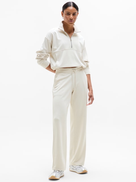 Seasoft Rib 1/4 Zip Popover - Bone