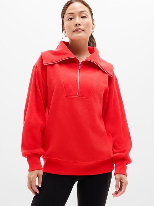 Image number 1 showing, Ottoman Rib 1/4 Zip Sweatshirt