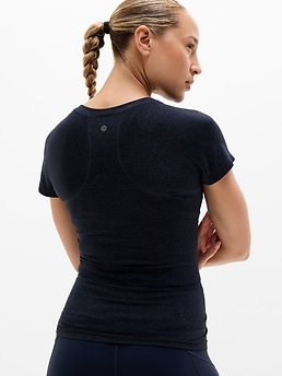 Momentum Seamless Tee - Blue - image 2