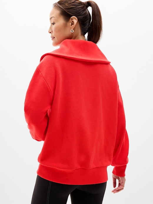 Image number 3 showing, Ottoman Rib 1/4 Zip Sweatshirt