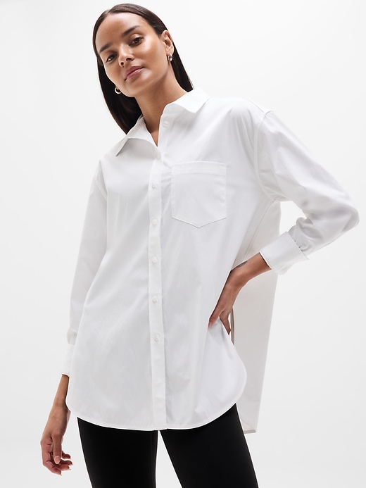 Image number 1 showing, Midday Relaxed Poplin Shirt