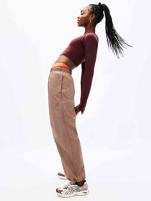 Image number 6 showing, Lunar Sheen Utility Mid Rise Pant