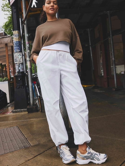 Image number 7 showing, Midday Low Rise Poplin Pant