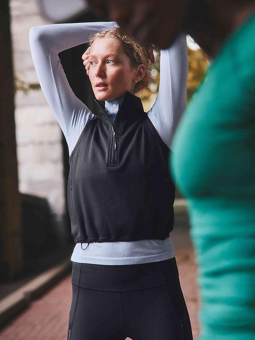 Image number 7 showing, Unstoppable 1/2 Zip Cropped Vest