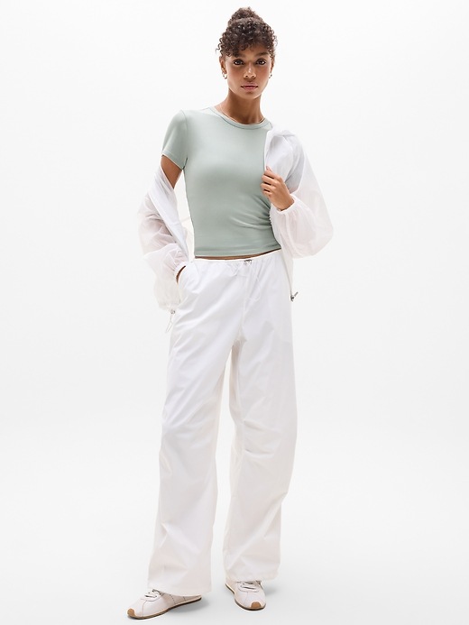 Image number 2 showing, Signature Rib Crop Tee