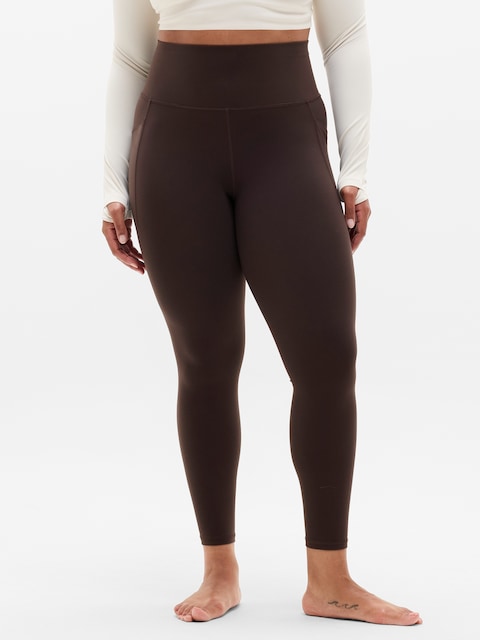 Salutation Stash High Rise Legging - Truffle