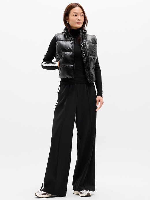 Image number 6 showing, Renew Seamless Mock Neck Stripe Logo Top