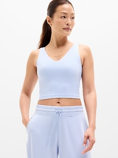 Transcend V-Neck Crop Sports Bra A-C