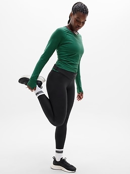 Momentum Seamless Top - Green - image 2