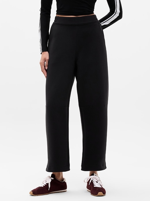 Image number 1 showing, Form Knit Mid Rise Barrel Pant