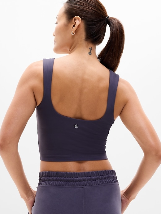 Image number 6 showing, Transcend Square Neck Crop Sports Bra A-C