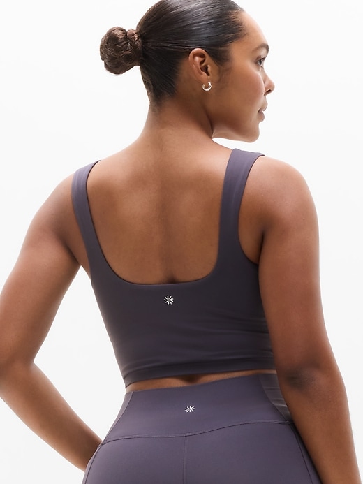 Image number 1 showing, Transcend Square Neck Crop Sports Bra A-C