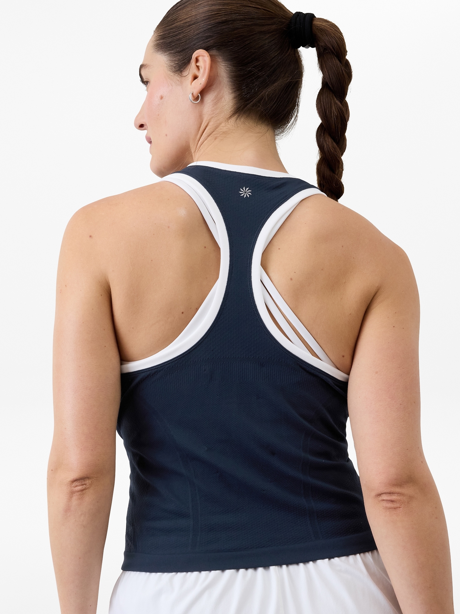 Momentum Seamless High Neck Crop Tank