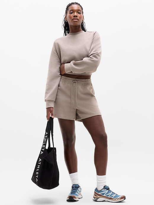 Image number 5 showing, Forever Fleece Mid Rise 4" Short