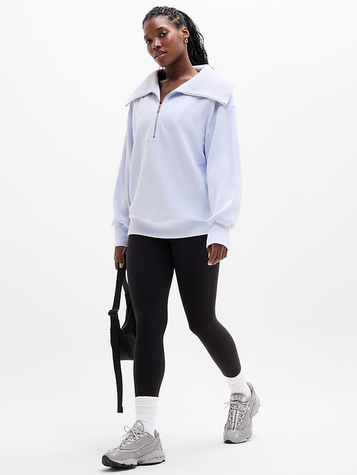 Image number 6 showing, Ottoman Rib 1/4 Zip Sweatshirt