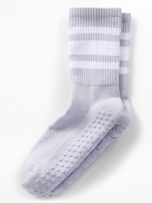 Image number 1 showing, Athleta Pilates Gripper Crew Sock