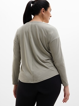 Athleta Move With Ease Top - Green (Willow)