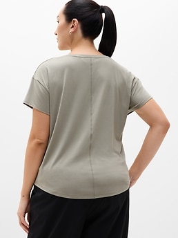 Athleta Move With Ease Tee - Green (Willow)
