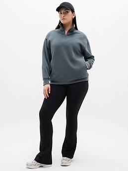 Forever Fleece 1/4 Zip Sweatshirt - Green - image 4