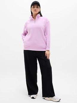 Forever Fleece 1/4 Zip Sweatshirt - Pink - image 4